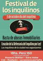 Buenos Aires, primer Festival de inquilinos
