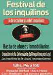 Buenos Aires, primer Festival de inquilinos