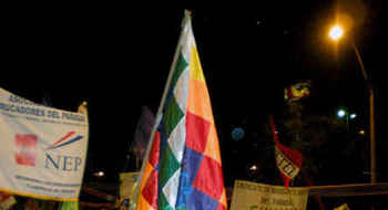 Con multitudinaria marcha inicia el Foro Social Americas, ASUNCIÓN, agosto 2010