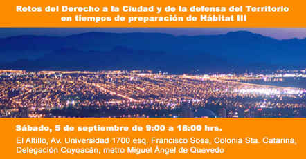 Mexico rumbo Quito: FSUM y Hábitat III
