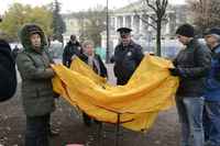St. Petersburg, three tenants protesting evictions arrested